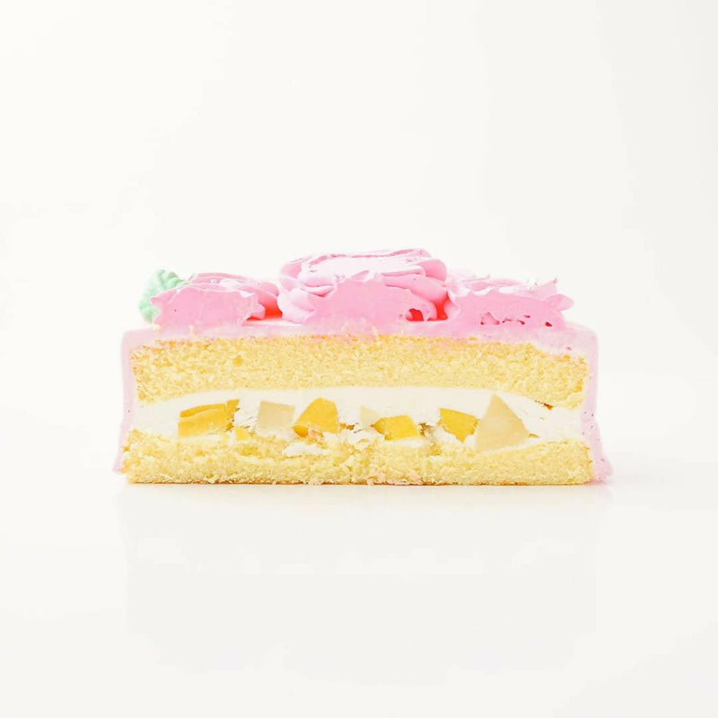 【冷凍】イメージカラーのフラワー写真ケーキ｜ケーキ｜いちごおじさんの洋菓子工房-ケーキ-いちごおじさんの洋菓子工房