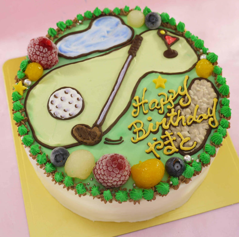 【冷凍】ゴルフのイラストケーキ | ケーキ | ケーキ工房モダンタイムス-ケーキ-ケーキ工房モダンタイムス