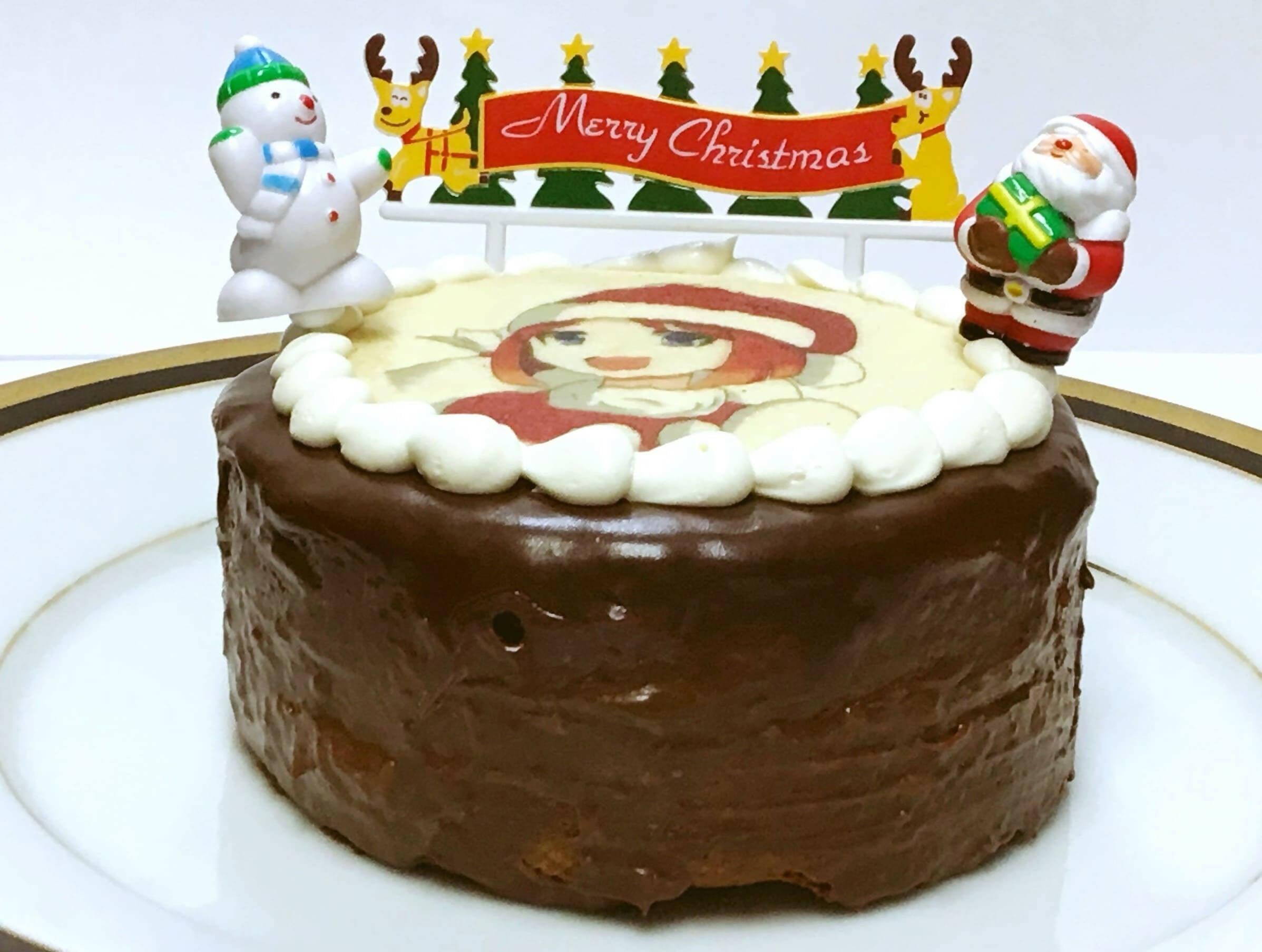 【店頭受取】イラストクッキー クリスマスザッハトルテ | チョコレートケーキ | 西洋菓子セルクル