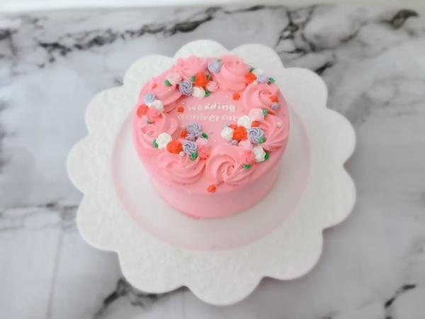 【冷凍】色が選べるお花畑なセンイルケーキ | ケーキ | La vie en Rose-ケーキ-La vie en Rose