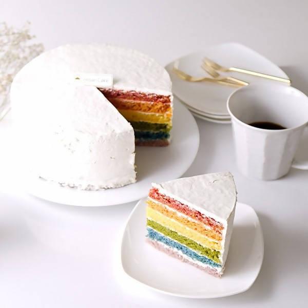【冷凍】夢幻レインボーケーキ | ケーキ | 松竹圓カフェ-ケーキ-松竹圓