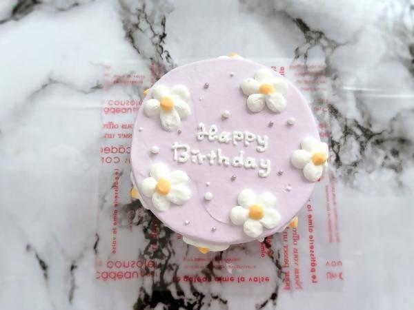 【冷凍】色が選べる花柄センイルケーキ ランチボックス入り 10cm | ケーキ | La vie en Rose-ケーキ-La vie en Rose