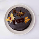 【冷凍】Holly ショコラ 5号 15cm クリスマスケーキ | チョコレートケーキ | 峰月堂 | グラサージュ ケーキ | チョコレート ケーキ グラサージュ - スイーツモール