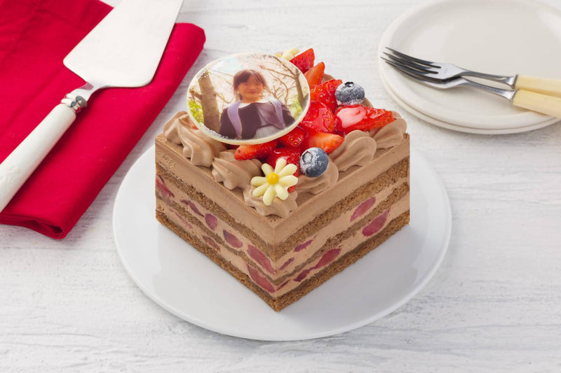 【冷凍】イチゴいっぱいショートケーキ 写真プレート付き | ケーキ | レ・コロレ-ケーキ-レ・コロレ