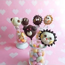 【冷蔵】かわいいアニマル柄 ポップケーキ6本セット | ケーキ | ミホパンポップケーキ - スイーツモール