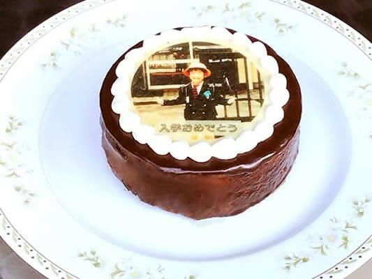 【冷蔵】イラストクッキーザッハトルテ | チョコレートケーキ | 西洋菓子セルクル-チョコレートケーキ-西洋菓子セルクル