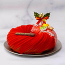 【冷凍】クリスマスリースケーキ ラズベリーショコラ | チョコレートケーキ | パティスリーAile（エル）| リースケーキ - スイーツモール