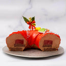【冷凍】クリスマスリースケーキ ラズベリーショコラ | チョコレートケーキ | パティスリーAile（エル）| リースケーキ - スイーツモール