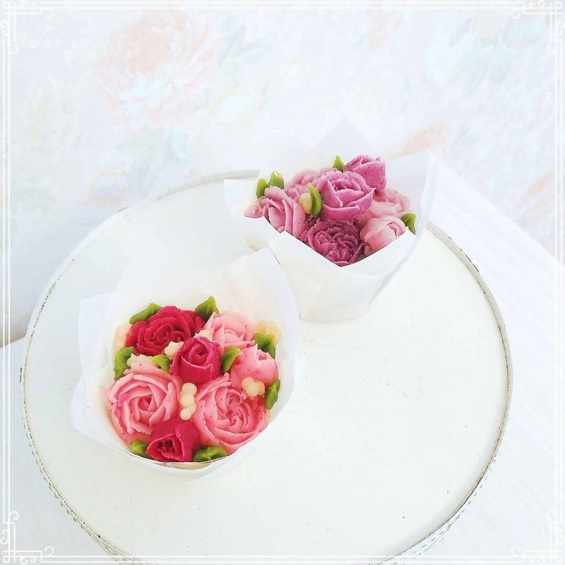 【冷凍】花束カップケーキ | ケーキ | atelierA | フラワーケーキ・花束ケーキ・薔薇 ケーキ - スイーツモール