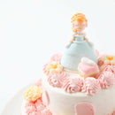 【冷凍】キュートな二段ケーキ・苺のバースデーデコレーションケーキ | ケーキ | 写真ケーキのサンタアンジェラ | ケーキ 二段 | 誕生日ケーキオーダー - スイーツモール