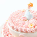 【冷凍】キュートな二段ケーキ・苺のバースデーデコレーションケーキ | ケーキ | 写真ケーキのサンタアンジェラ | ケーキ 二段 | 誕生日ケーキオーダー - スイーツモール