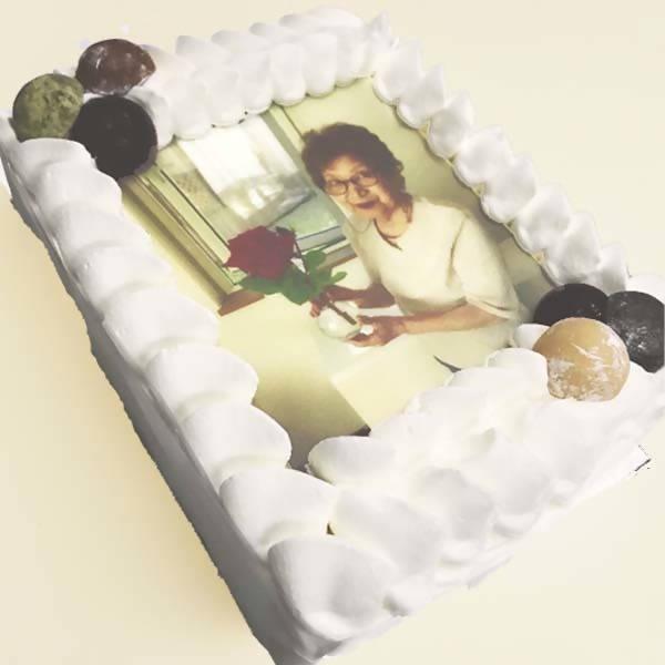 【冷凍】写真ケーキ（ハーフ）｜ケーキ｜Santa CHUBO！-ケーキ-Santa CHUBO！