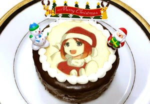 【冷蔵】イラストクッキー クリスマスザッハトルテ | チョコレートケーキ | 西洋菓子セルクル-チョコレートケーキ-西洋菓子セルクル