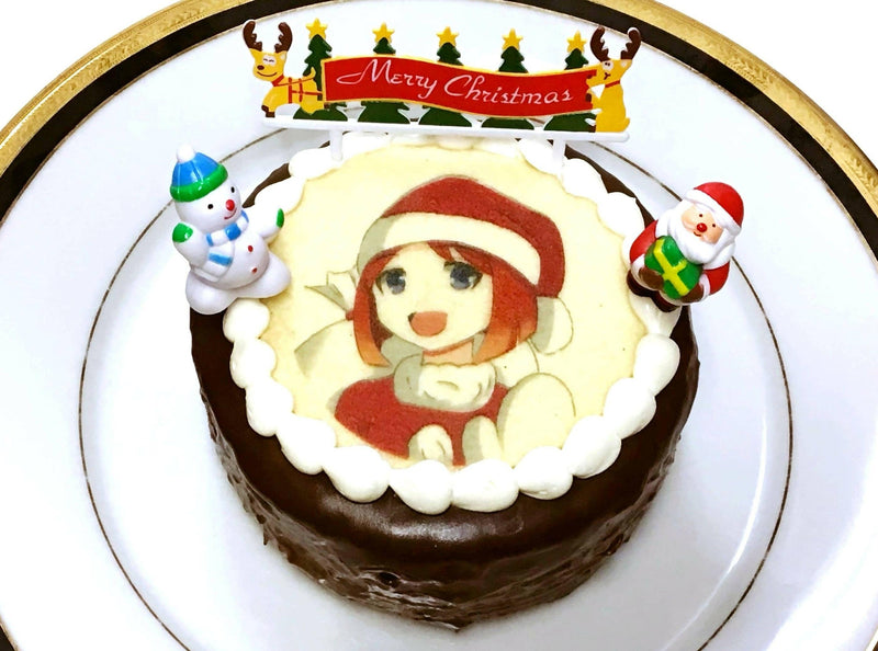 【冷蔵】イラストクッキー クリスマスザッハトルテ | チョコレートケーキ | 西洋菓子セルクル - スイーツモール
