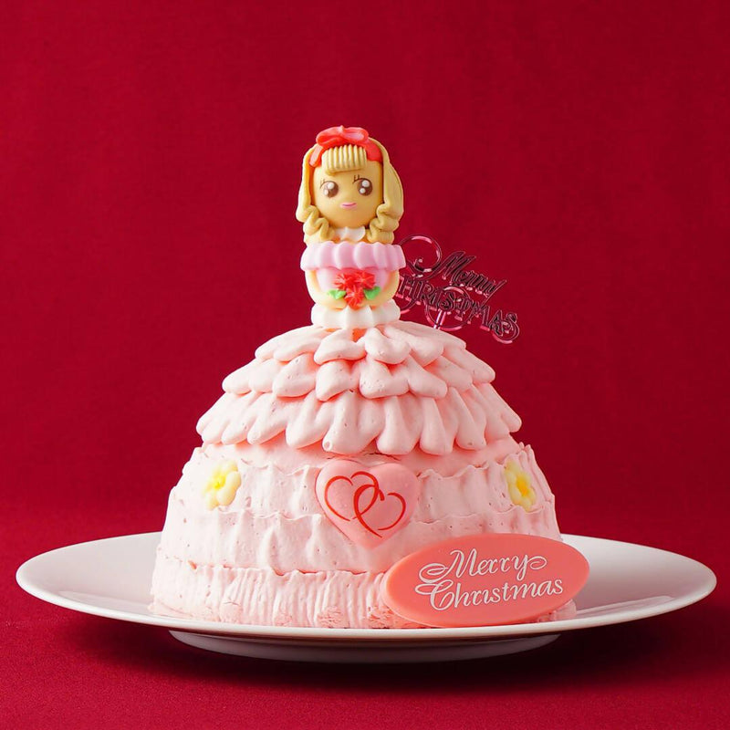 【冷凍】クリスマス限定 立体ケーキプリンセス 5号 | ケーキ | 写真ケーキのサンタアンジェラ - スイーツモール