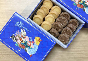 【冷蔵】SABUNの2種のクッキー缶32枚入 | クッキー | PatisserieSABUN（パティスリーサブン | 可愛い缶 | クッキー 缶 かわいい | クッキー缶 おしゃれ | お菓子缶 | 手土産 - スイーツモール