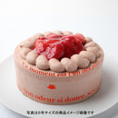 【冷凍】苺のチョコ生クリームのバースデーケーキ | チョコ いちご ケーキ,いちごチョコケーキ,いちごチョコレートケーキ | 写真ケーキのサンタアンジェラ - スイーツモール