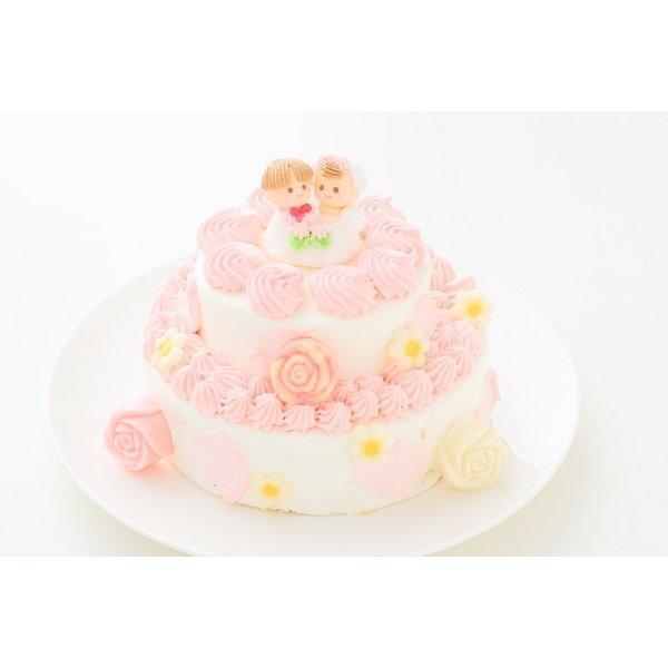 【冷凍】2段苺のバースデーデコレーションケーキ | ケーキ | 写真ケーキのサンタアンジェラ-ケーキ-写真ケーキのサンタアンジェラ