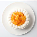 【冷凍】マンゴーのバースデーケーキ | マンゴー ホールケーキ,マンゴーケーキ 誕生日 | 写真ケーキのサンタアンジェラ・バースデーケーキ画像 |マンゴー 誕生日プレゼント, - スイーツモール