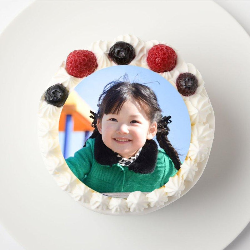 【冷凍】バースデー写真ケーキ | ケーキ | 写真ケーキのサンタアンジェラ-ケーキ-写真ケーキのサンタアンジェラ