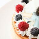 【冷凍】スフレチーズのバースデー写真ケーキ 5号 | チーズケーキ | 写真ケーキのサンタアンジェラ - スイーツモール