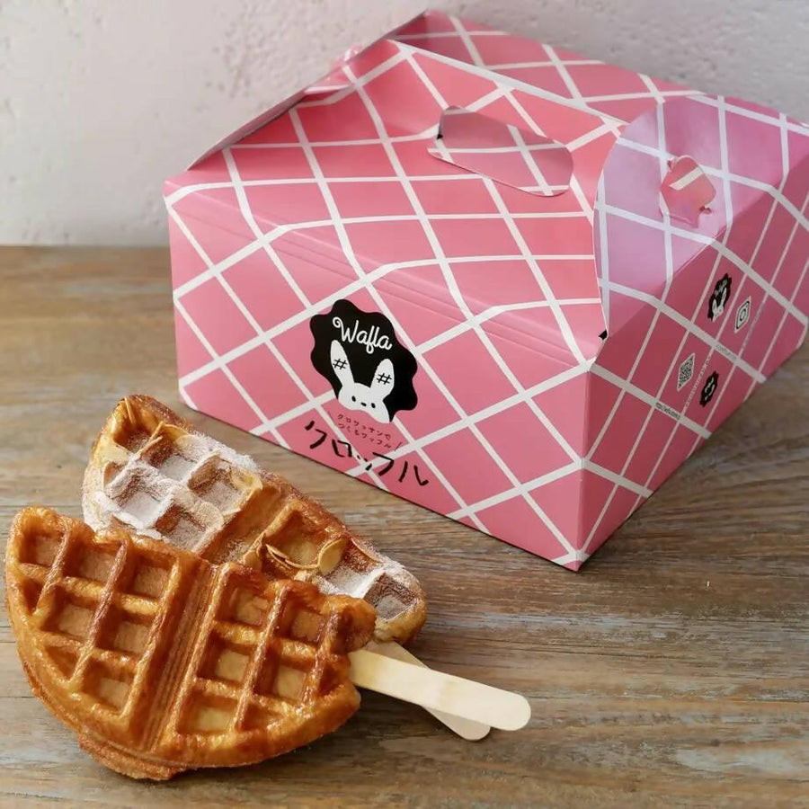 クロワッサン×ワッフルがスイーツになった！アイスみたいに食べられる