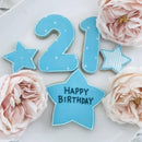 【店頭受取】大きな数字つきバースデーアイシングクッキーセット | クッキー | Dream Sweets Factory - スイーツモール