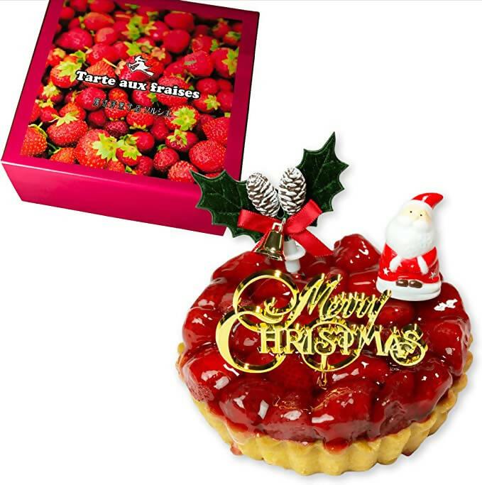 【冷凍】クリスマス用にも♪ 苺のコンポートタルト 魔法洋菓子店ソルシエ | いちごタルトクリスマス - スイーツモール