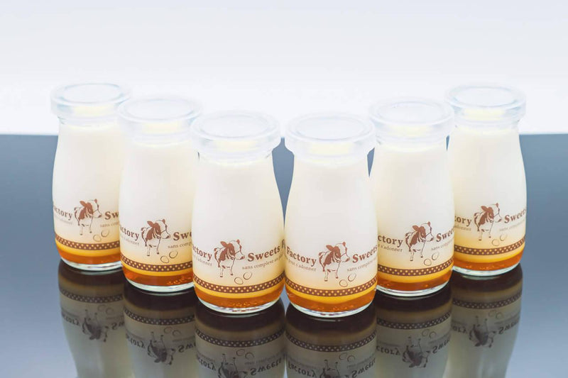 【冷蔵】ホワイトミルクプリン6本セット | プリン | Sweets Factory-プリン-Sweets Factory