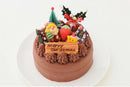 【冷凍】Xmasガナッシュクリームケーキ | ケーキ | ケーキ工房モンクール | ガナッシュケーキ | チョコレートガナッシュケーキ | ガナッシュ | チョコレートケーキ - スイーツモール